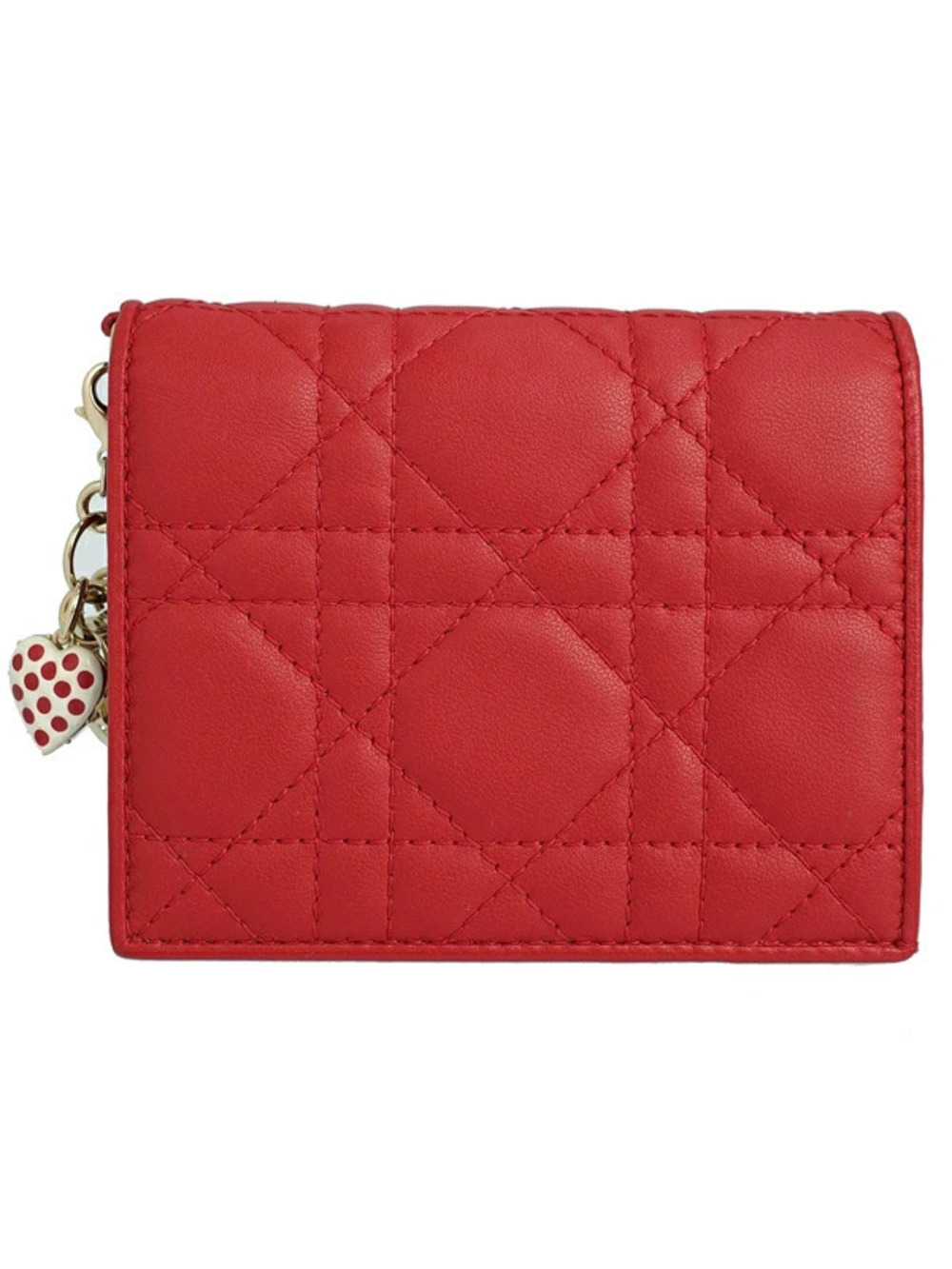 Christian Dior Lady Wallet Bi fold Short